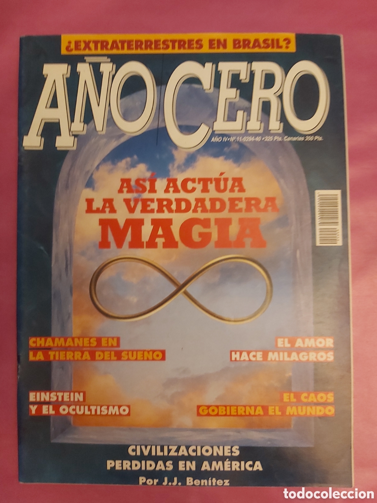 Coleccionismo de revistas y peri&oacute;dicos: REVISTA A&Ntilde;O CERO A&Ntilde;O IV N. 11 EXTRATERRESTRES EN BRASIL LA VERDADERA MAGIA CIVILIZACIONES PERDIDAS