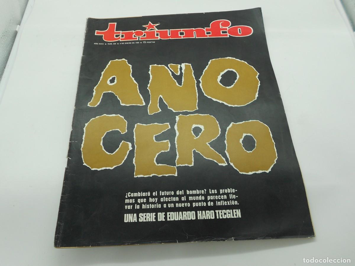 Coleccionismo de revistas y peri&oacute;dicos: revista triunfo muy cuidada mucha publicidad de epoca a&ntilde;os 70