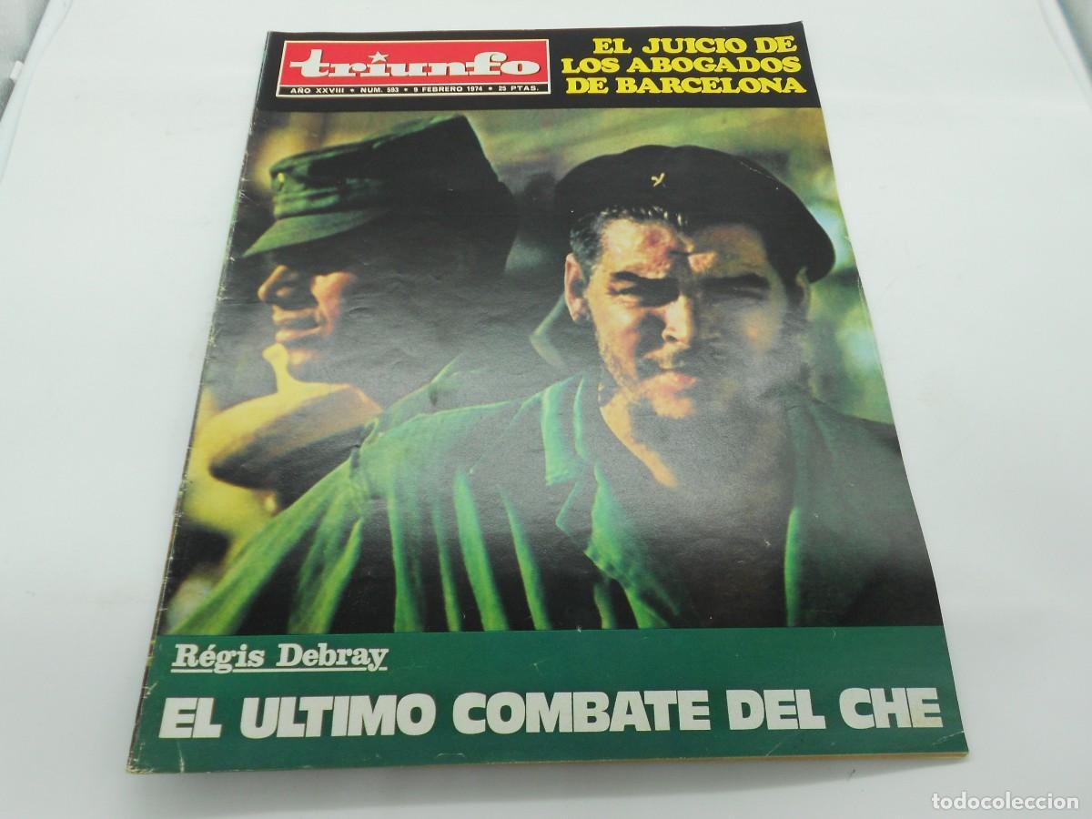 Coleccionismo de revistas y peri&oacute;dicos: revista triunfo muy cuidada mucha publicidad de epoca a&ntilde;os 70