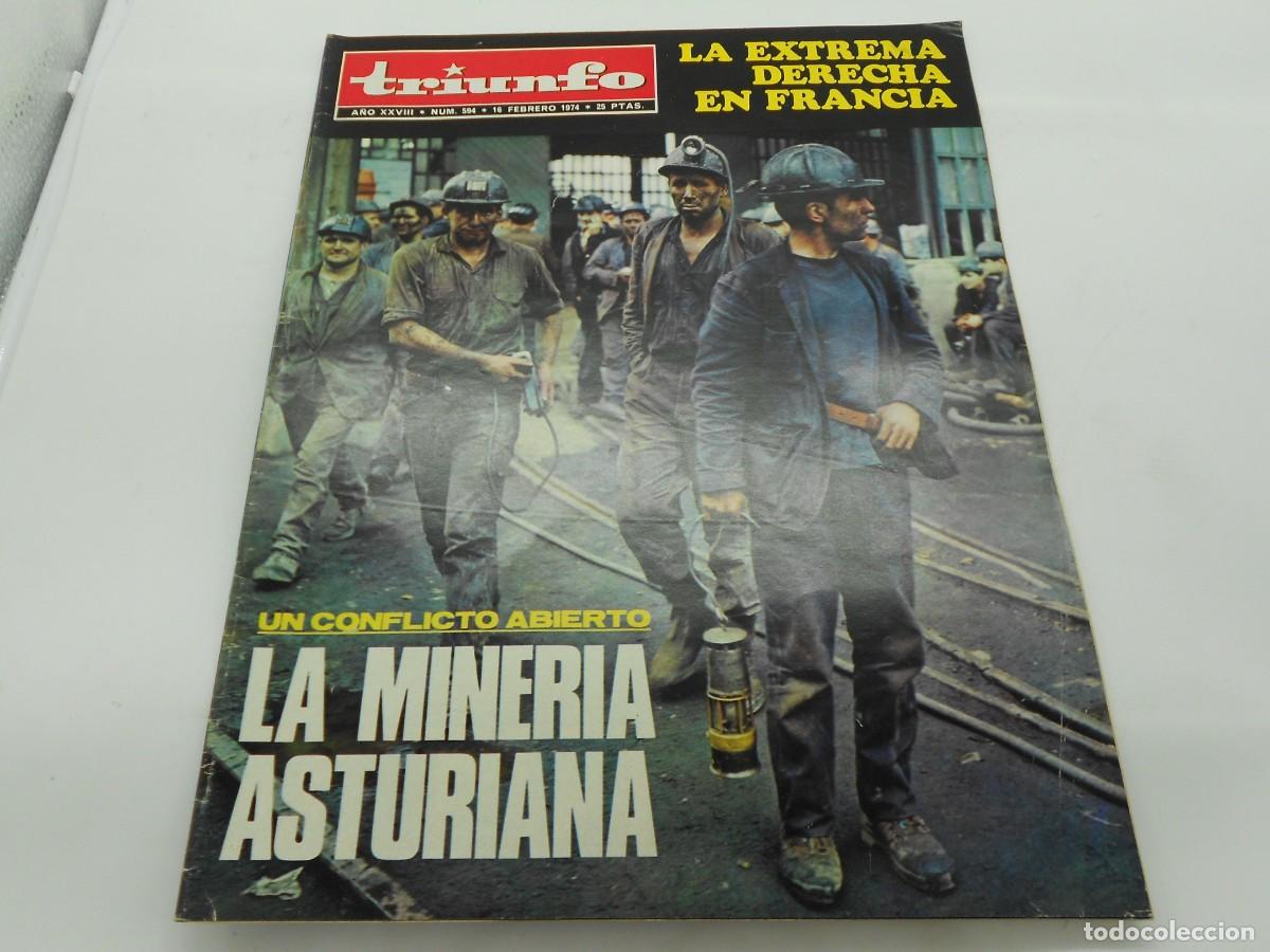 Coleccionismo de revistas y peri&oacute;dicos: revista triunfo muy cuidada mucha publicidad de epoca a&ntilde;os 70