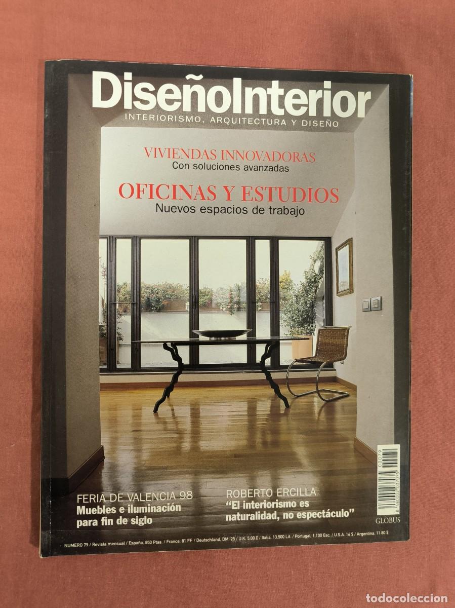 Collectionnisme de Revues et Journaux: Revista Dise&ntilde;o Interior N&ordm; 79 &ndash; &laquo;Oficinas Y Estudios&raquo;, Interiorismo Y Arquitectura