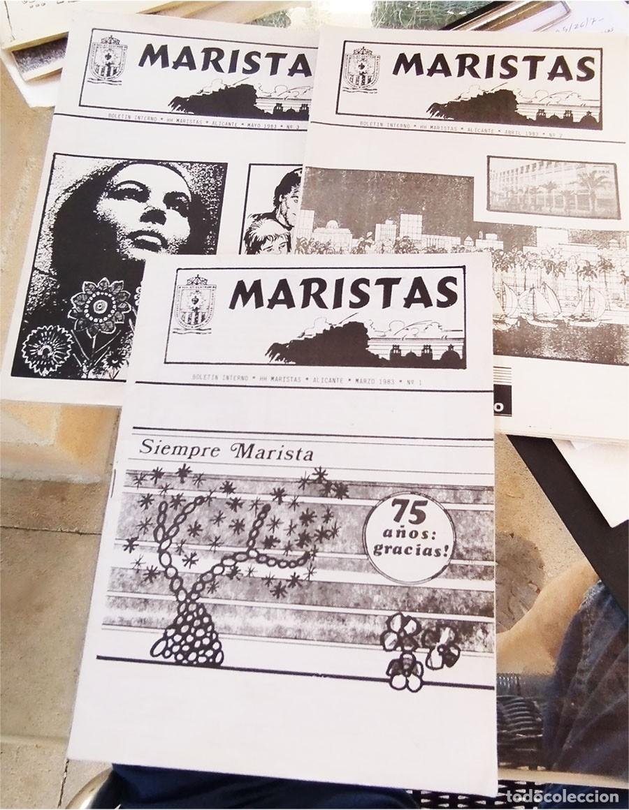 Coleccionismo de revistas y peri&oacute;dicos: BOLETIN INTERNO COLEGIO HERMANOS MARISTAS ALICANTE 75 ANIVERSARIO 1983 3 NUMEROS: 1 &ndash; 2 - 3