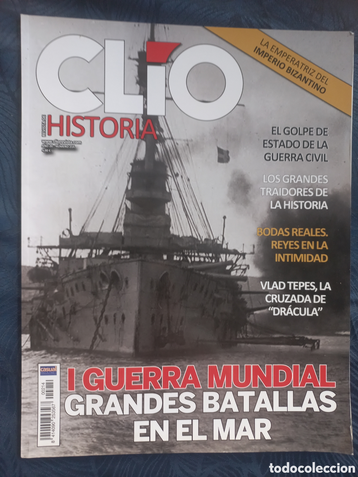 Coleccionismo de revistas y peri&oacute;dicos: REVISTA CLIO 238. GRANDES BATALLAS I GM