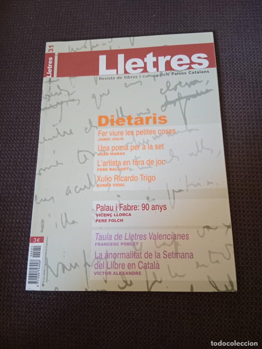 Coleccionismo de revistas y peri&oacute;dicos: REVISTA LLETRES N&deg;. 31 (EN CATAL&Agrave;)
