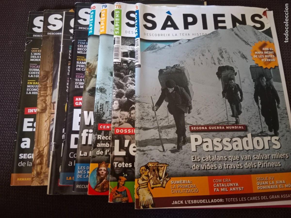 Coleccionismo de revistas y peri&oacute;dicos: LOTE 8 REVISTA SAPIENS (EN CATAL&Agrave;)