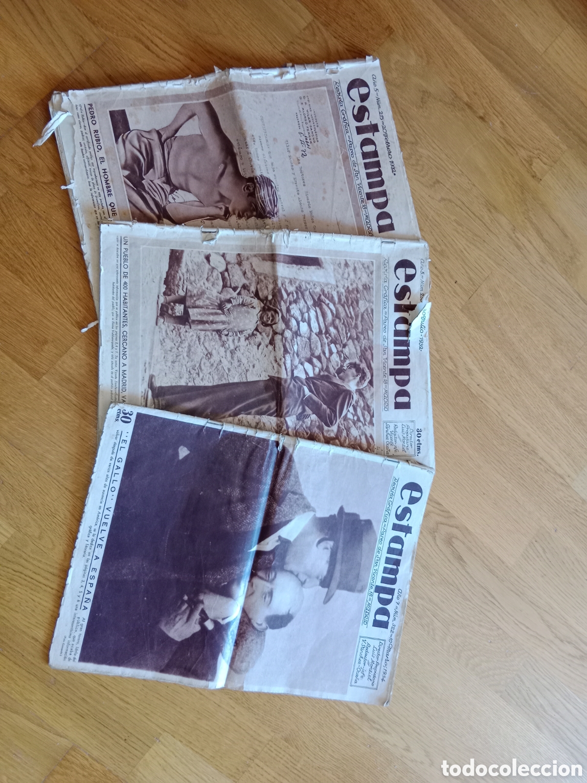 Coleccionismo de revistas y peri&oacute;dicos: Lote 3 revistas ESTAMPA a&ntilde;os 1932-1934