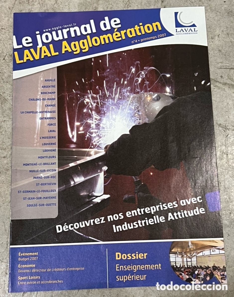 Collection Magazines and Newspapers: Revista. Le Journal de LAVAL. Aglomeration, 4. France. 2007.