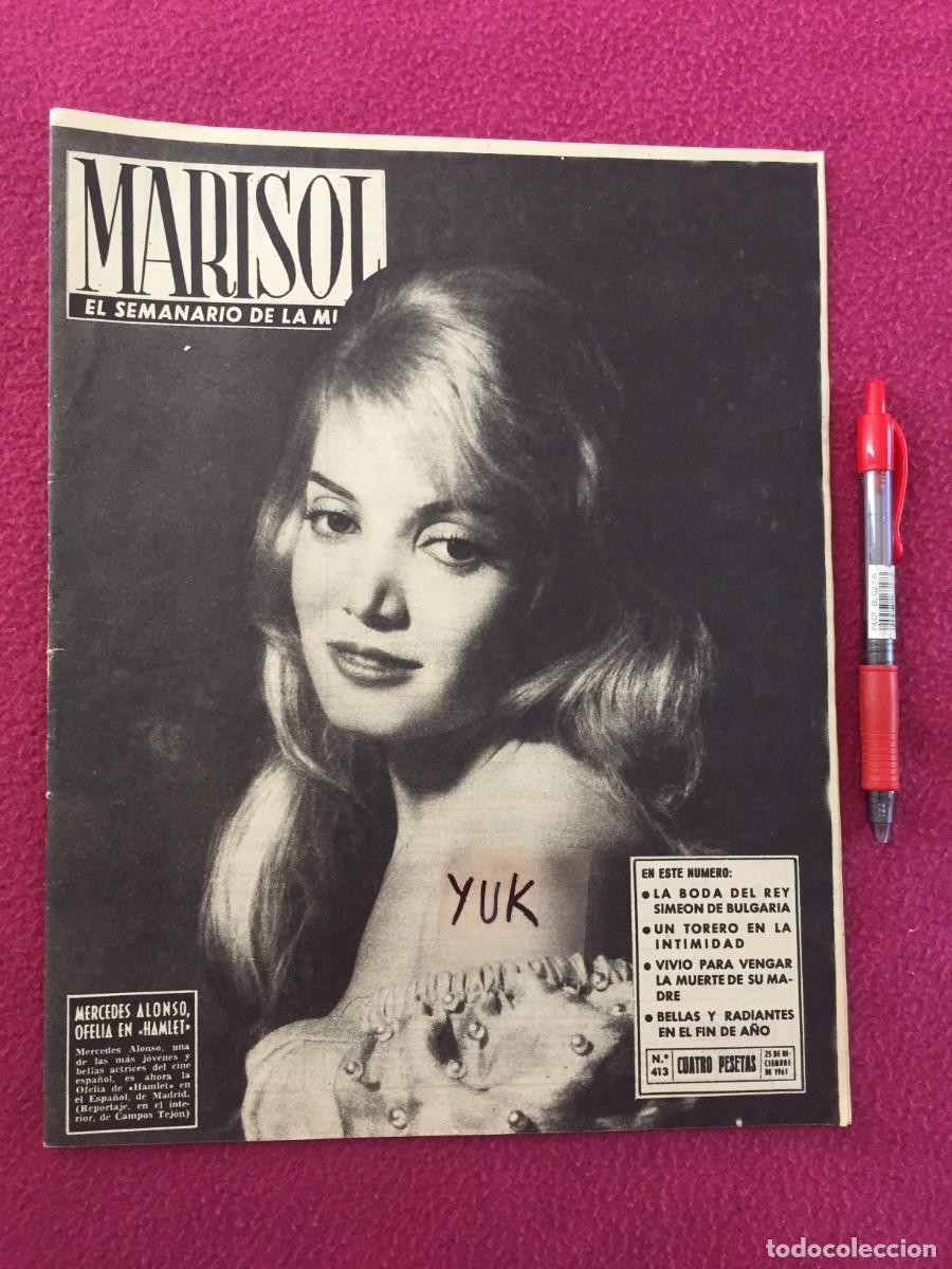 Coleccionismo de revistas y peri&oacute;dicos: REVISTA MARISOL N&ordm; 413 -- 25 DE DICIEMBRE DE 1961 -- MERCEDES ALONSO -SARA MONTIEL - SOFIA LOREN ...