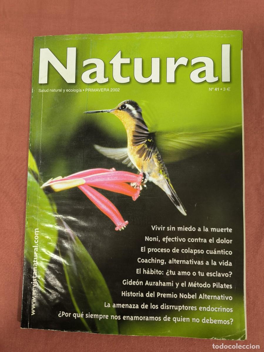 Coleccionismo de revistas y peri&oacute;dicos: Revista Natural Salud y Ecolog&iacute;a Primavera 2002 &ndash; Colibr&iacute; Portada Bienestar