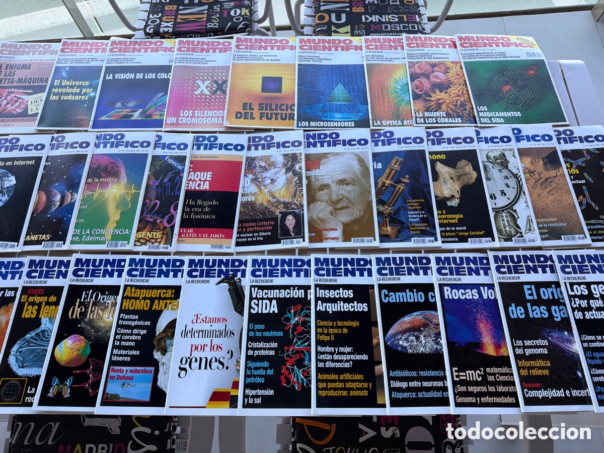 Coleccionismo de revistas y peri&oacute;dicos: Lote 25 Revistas MUNDO CIENT&Iacute;FICO A&ntilde;os 90 (1992-1999)