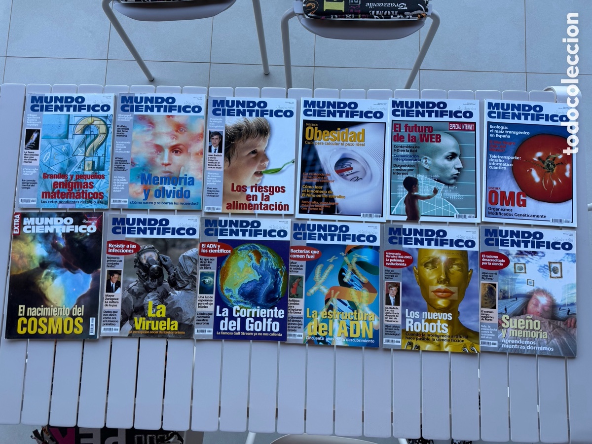 Coleccionismo de revistas y peri&oacute;dicos: Lote 12 Revistas MUNDO CIENT&Iacute;FICO (2000-2003) + Especial Cosmos