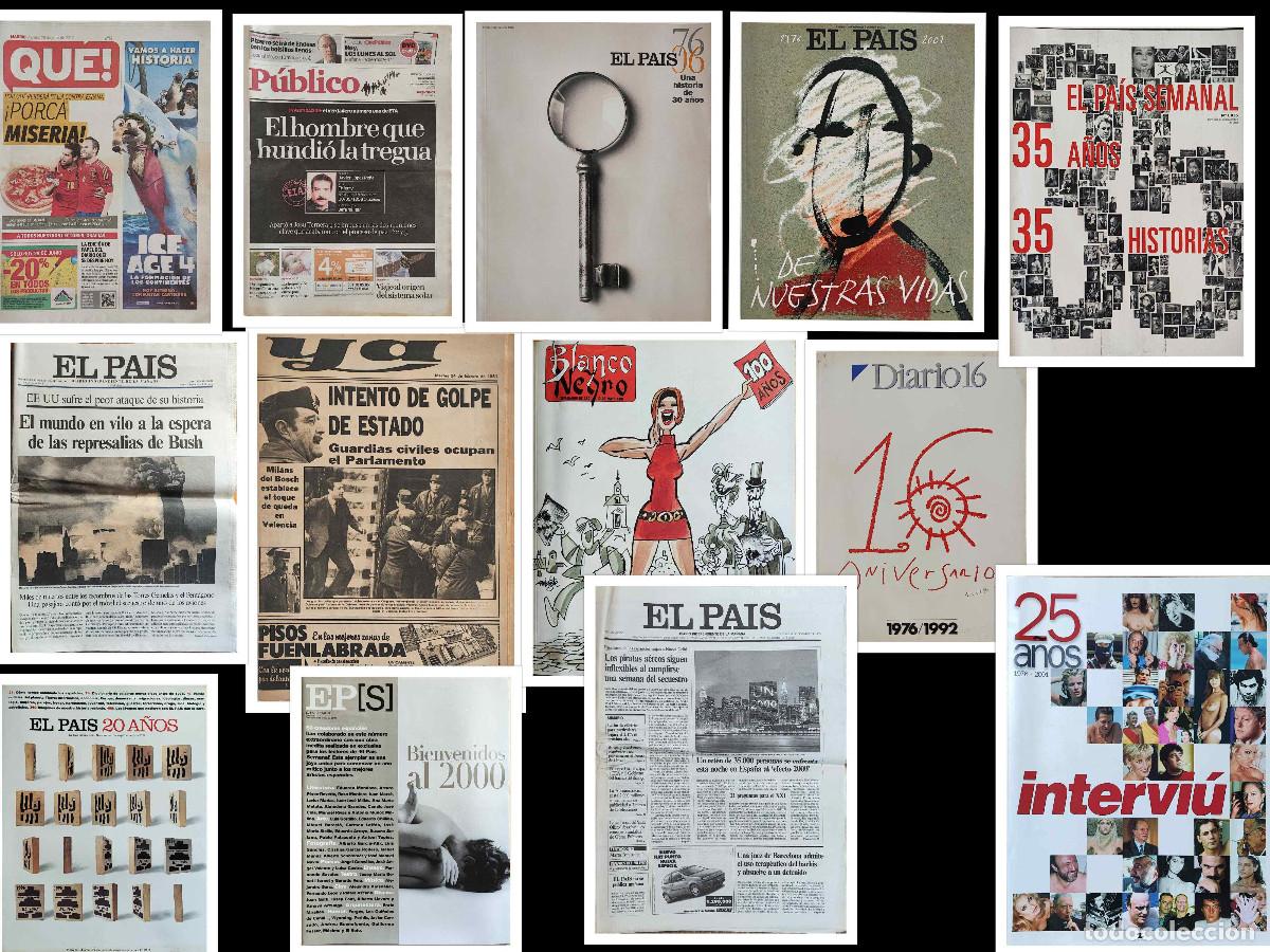Coleccionismo de revistas y peri&oacute;dicos: Lote 13 peri&oacute;dicos y revistas hist&oacute;ricos