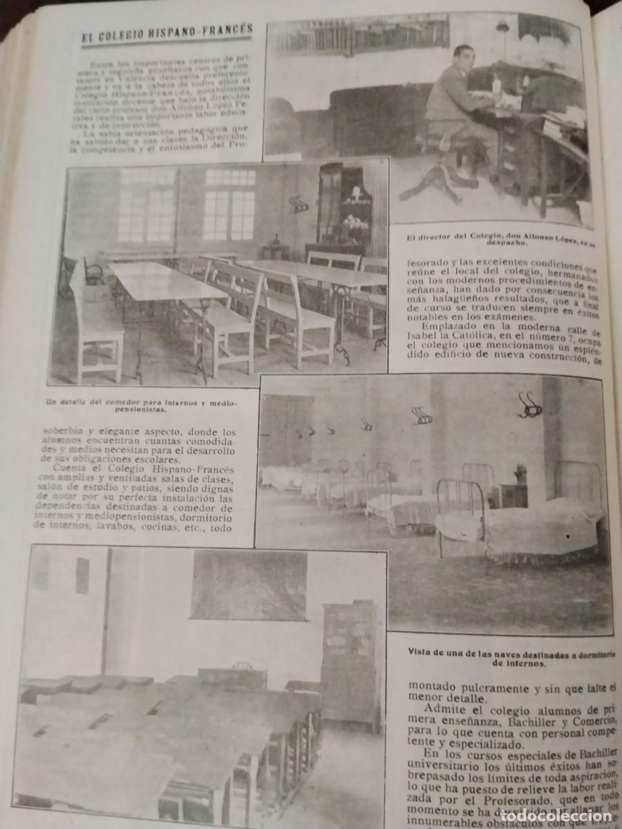 Coleccionismo de revistas y peri&oacute;dicos: EL COLEGIO HISPANO FRANCES DIRECTOR ALFONSO LOPEZ PERALES VALENCIA HOJA A&Ntilde;O 1928