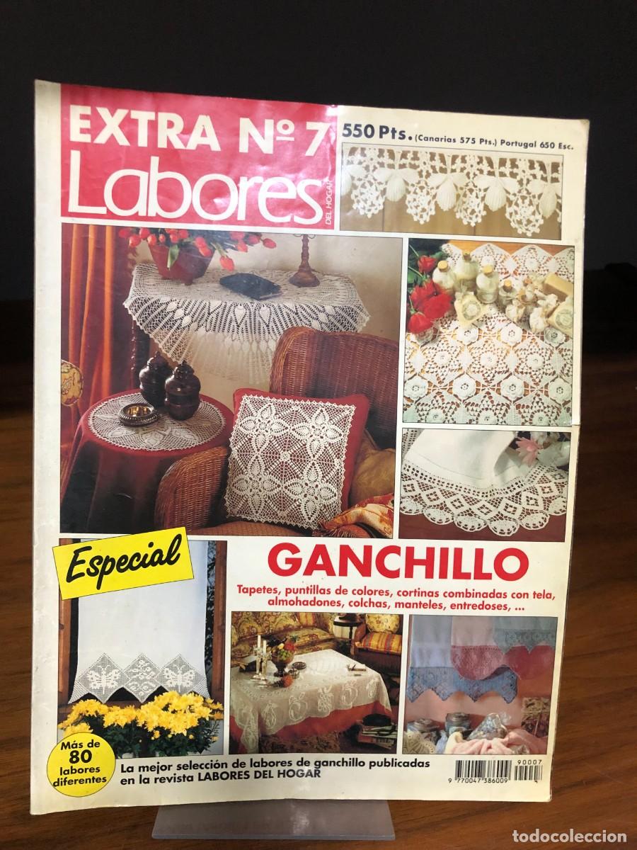 Coleccionismo de revistas y peri&oacute;dicos: Labores del Hogar Extra N&ordm; 7 (Especial Ganchillo) HYMSA