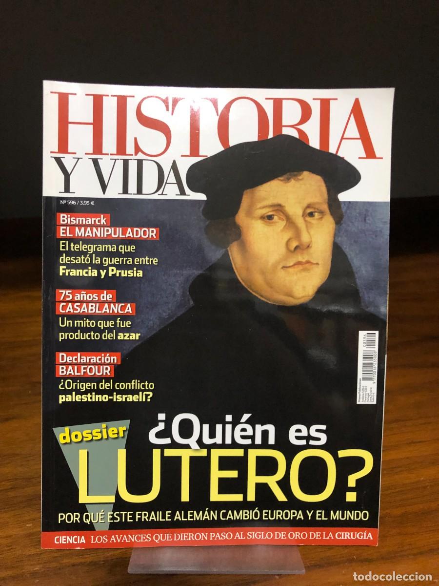 Coleccionismo de revistas y peri&oacute;dicos: Historia y Vida (N.&ordm; 596: &iquest;Qui&eacute;n es Lutero?)