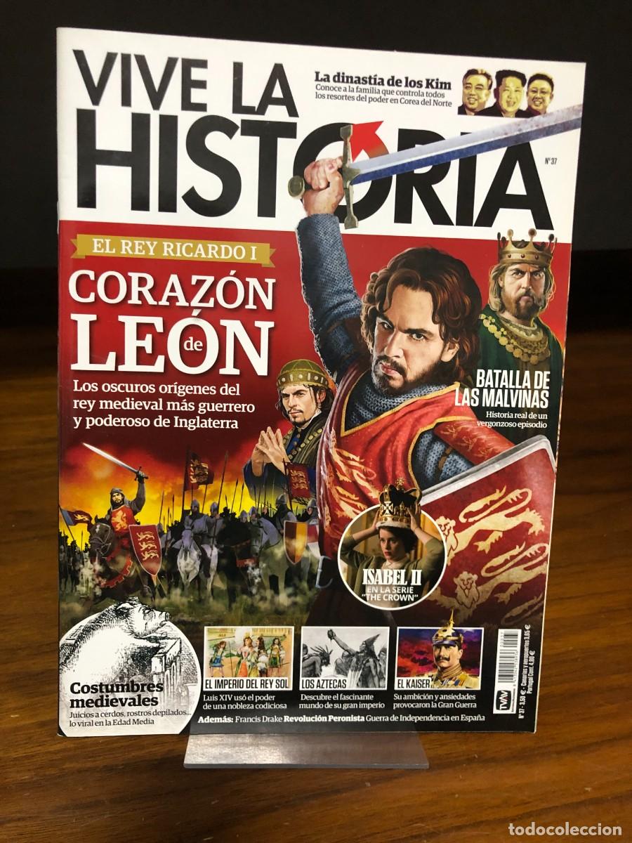 Coleccionismo de revistas y peri&oacute;dicos: Vive la Historia (N.&ordm; 37: Coraz&oacute;n de Le&oacute;n)