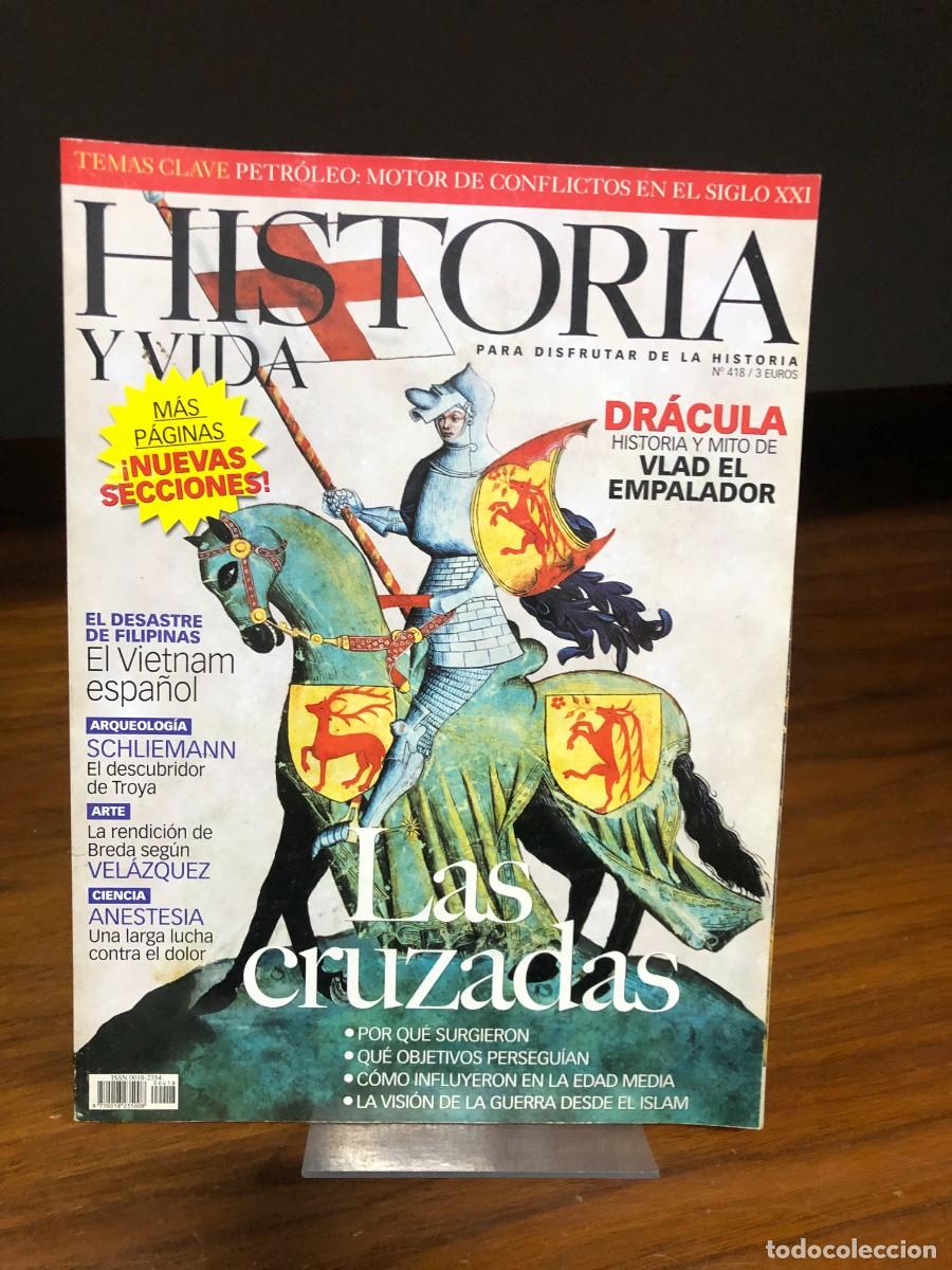 Coleccionismo de revistas y peri&oacute;dicos: Historia y Vida (N.&ordm; 418: Las cruzadas)