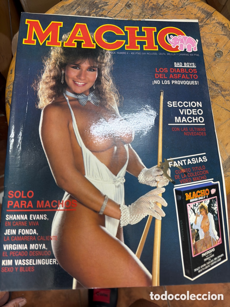Coleccionismo de revistas y peri&oacute;dicos: Lote de 6 revistas er&oacute;ticas MACHO. Edici&oacute;n espa&ntilde;ola. A&ntilde;os 80
