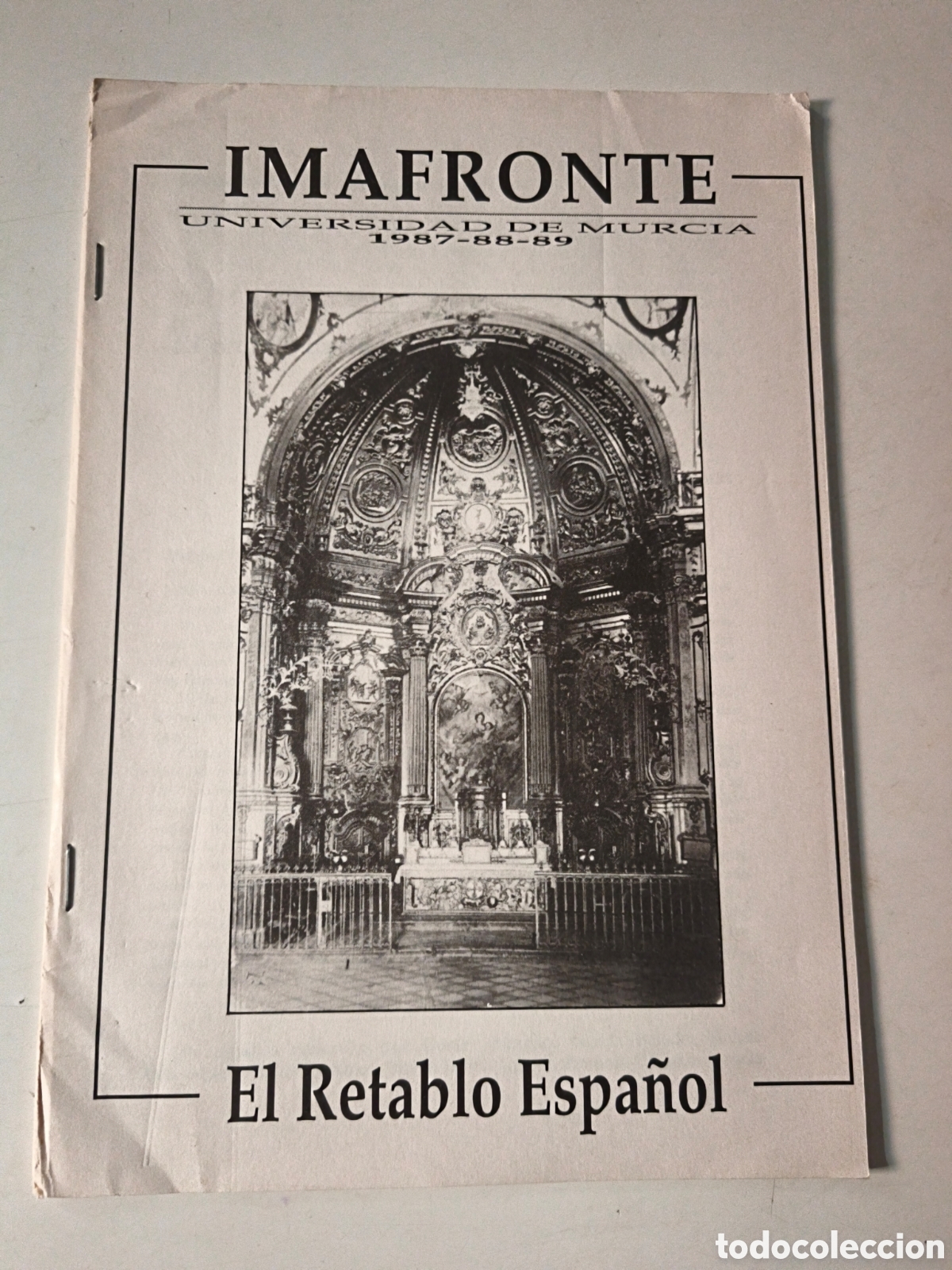 Collectionnisme de Revues et Journaux: Separara Revista Imafronte. El retablo espa&ntilde;ol