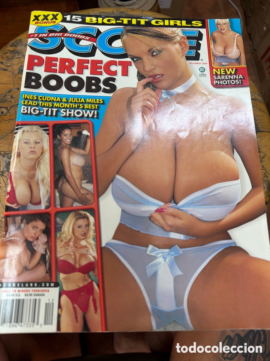 Coleccionismo de revistas y peri&oacute;dicos: Lote de 4 revistas er&oacute;ticas porno SCORE.edici&oacute;n americana.a&ntilde;o 2005. Contiene p&oacute;ster central