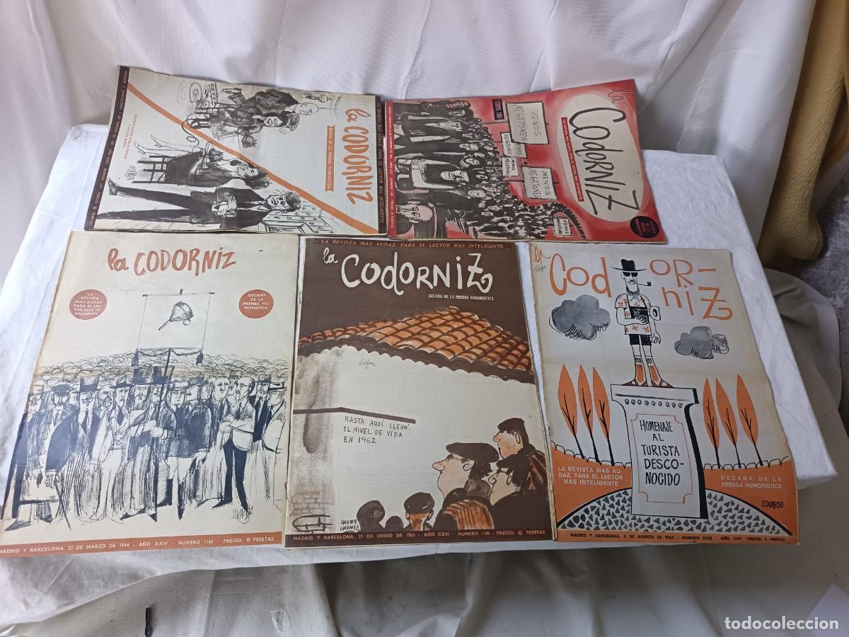 Collection Magazines and Newspapers: Lote de 5 Revistas La Codorniz, 1960&acute;s