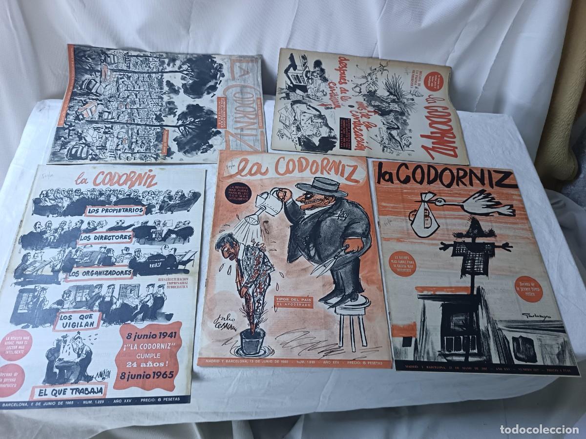 Collection Magazines and Newspapers: Lote de 5 Revistas La Codorniz, 1960&acute;s