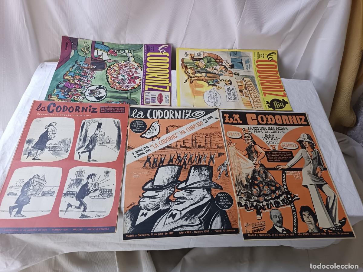 Collection Magazines and Newspapers: Lote de 5 Revistas La Codorniz, 1960&acute;s - 1970&acute;s