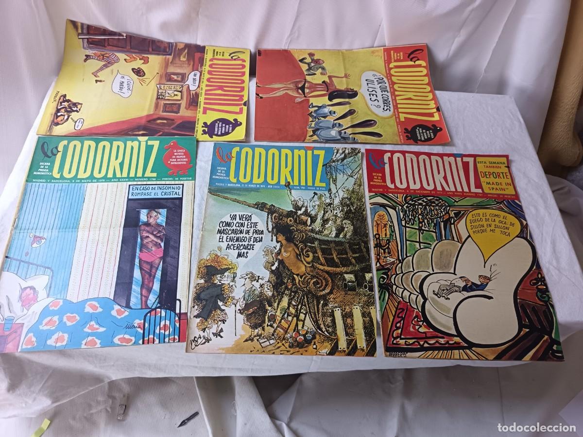 Collection Magazines and Newspapers: Lote de 5 Revistas La Codorniz, 1970&acute;s