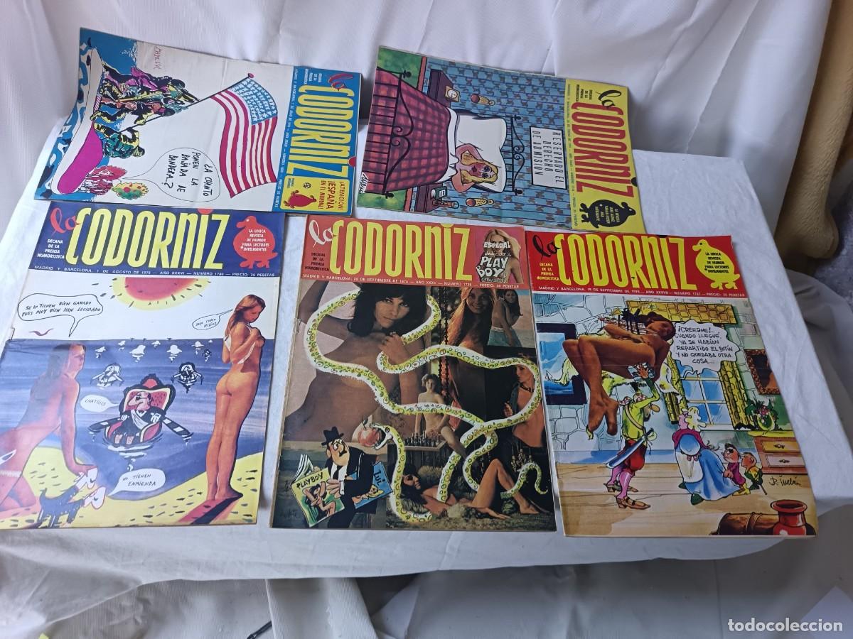 Collection Magazines and Newspapers: Lote de 5 Revistas La Codorniz, 1970&acute;s