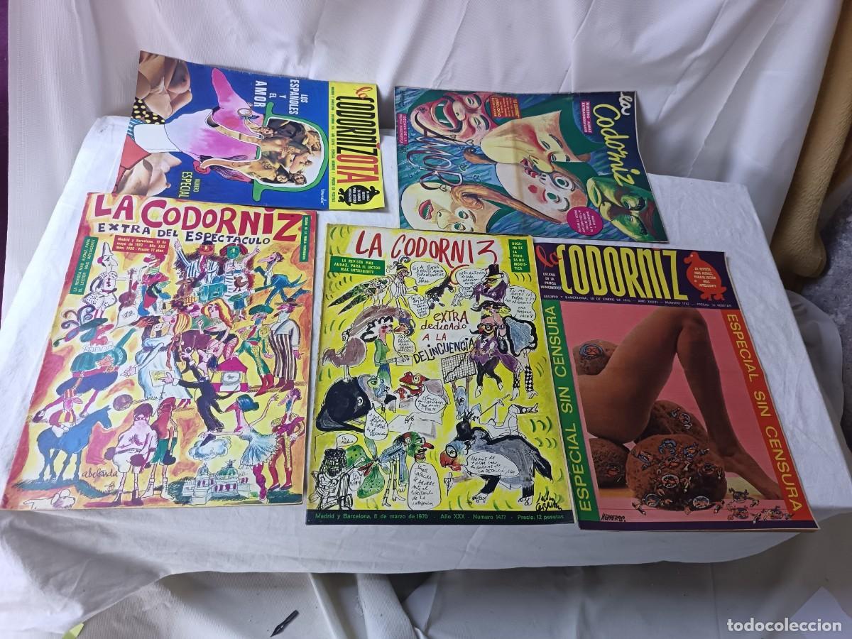 Collection Magazines and Newspapers: Lote de 5 Revistas La Codorniz, 1960&acute;s - 1970&acute;s