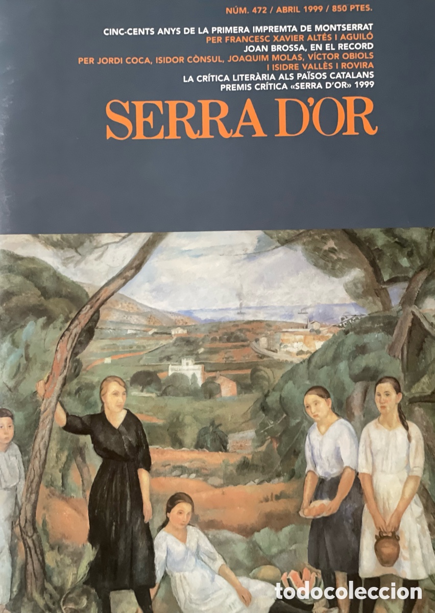 Coleccionismo de revistas y peri&oacute;dicos: Serra d'Or. Num 472.Abril 1999