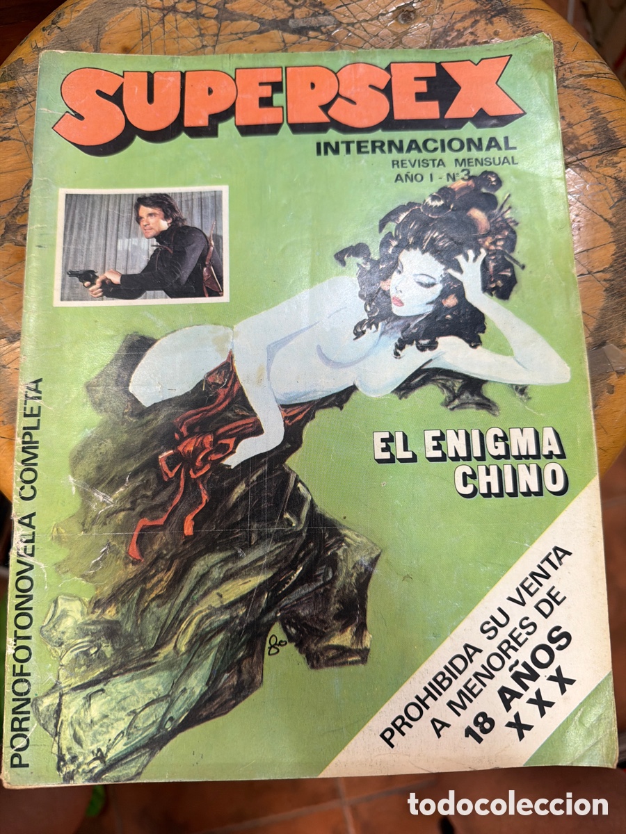 Coleccionismo de revistas y peri&oacute;dicos: Revista er&oacute;tica porno S&Uacute;PERSEX internacional.a&ntilde;o 1 N 3 .a&ntilde;o 1980.foto novela