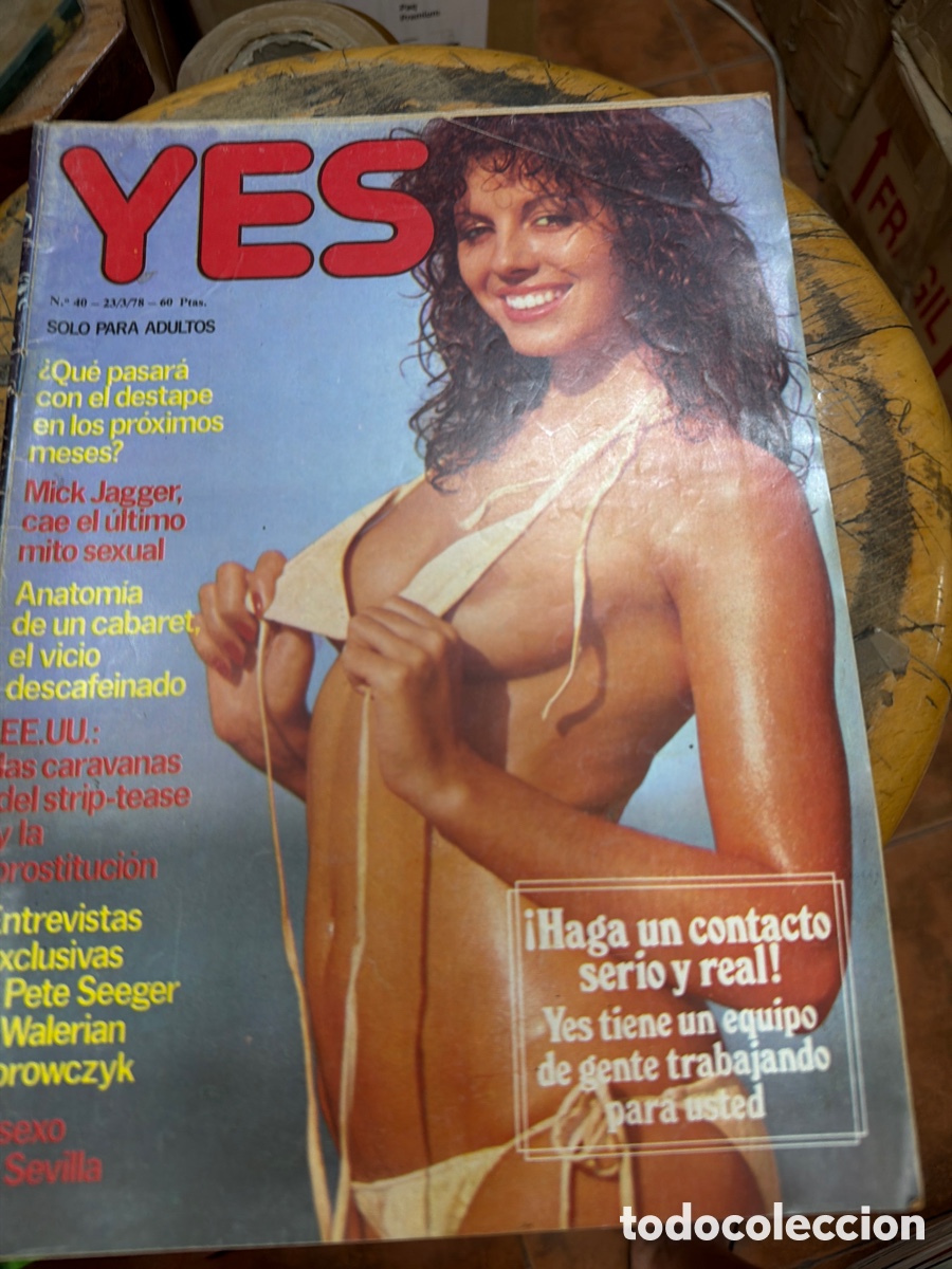 Coleccionismo de revistas y peri&oacute;dicos: Lote de 13 revistas eroticas YES.edici&oacute;n espa&ntilde;ola. A&ntilde;o 1976.