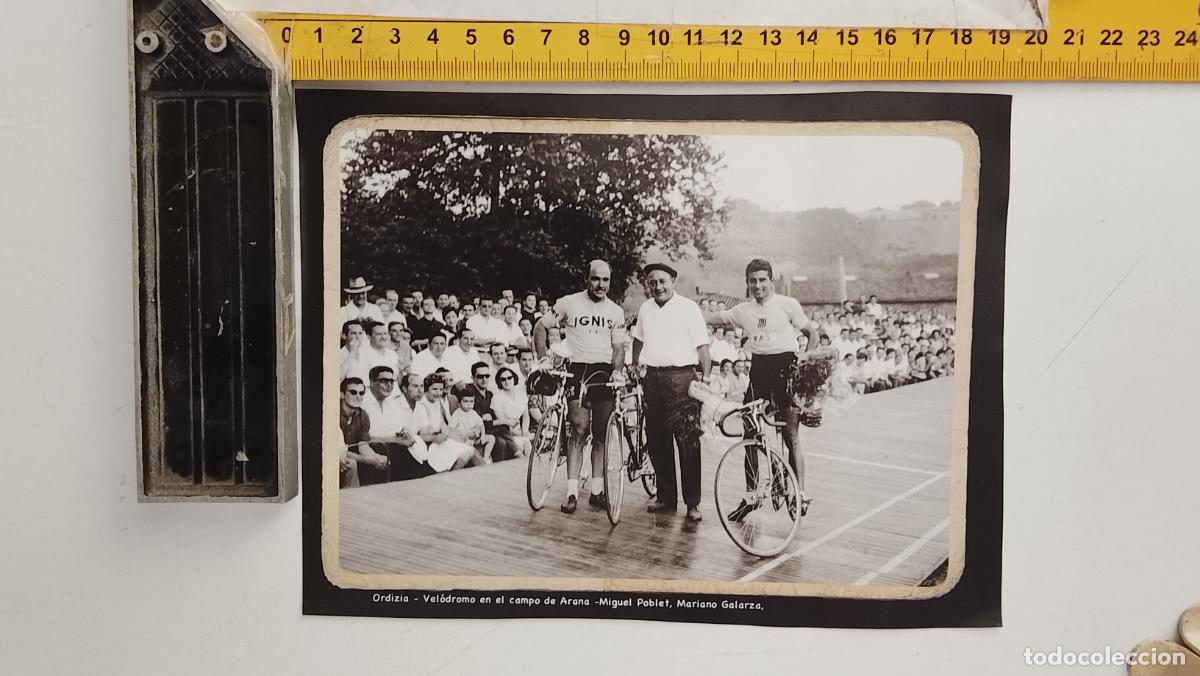 Coleccionismo de revistas y peri&oacute;dicos: RECORTE PRENSA CICLISMO - ORDIZIA VELOCIMETRO EN EL CAMPO DE ARANA MIGUEL POBLET MARIANO GALARZA