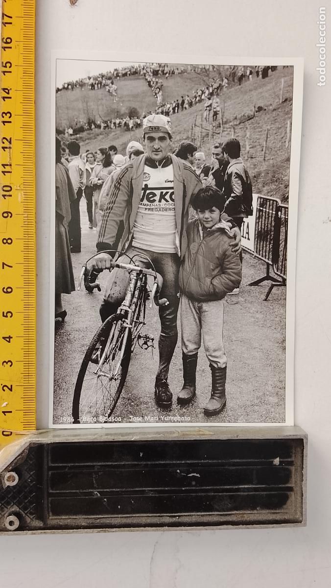 Coleccionismo de revistas y peri&oacute;dicos: RECORTE PRENSA CICLISMO - IMAGEN DE 1984 BERA BIDASOA - JOSE MARI YURREBASO