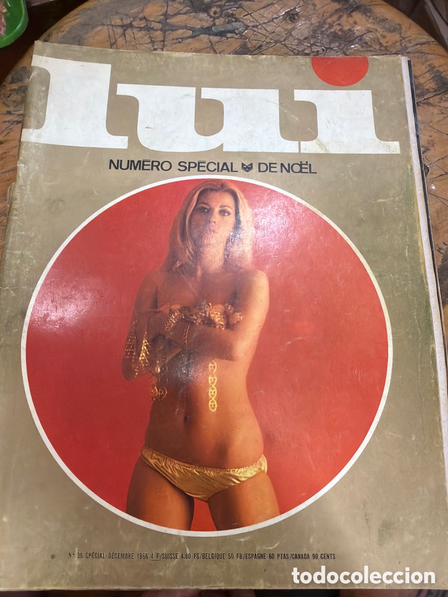 Coleccionismo de revistas y peri&oacute;dicos: Lote de 7revistas eroticas LUI.edici&oacute;n en franc&eacute;s.a&ntilde;os 70.ilustrado profusamente