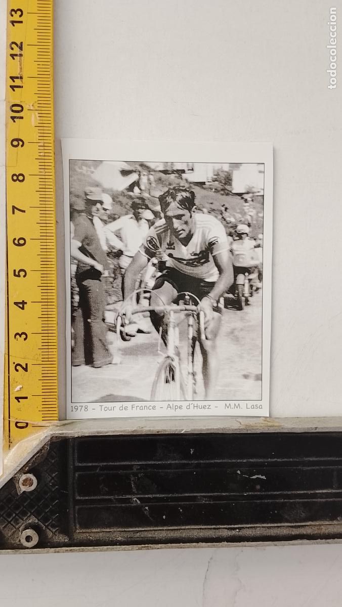 Coleccionismo de revistas y peri&oacute;dicos: RECORTE PRENSA CICLISMO - IMAGEN DE 1978 TOUR DE FRANCE ALPE D&acute;HUEZ M.M LASA