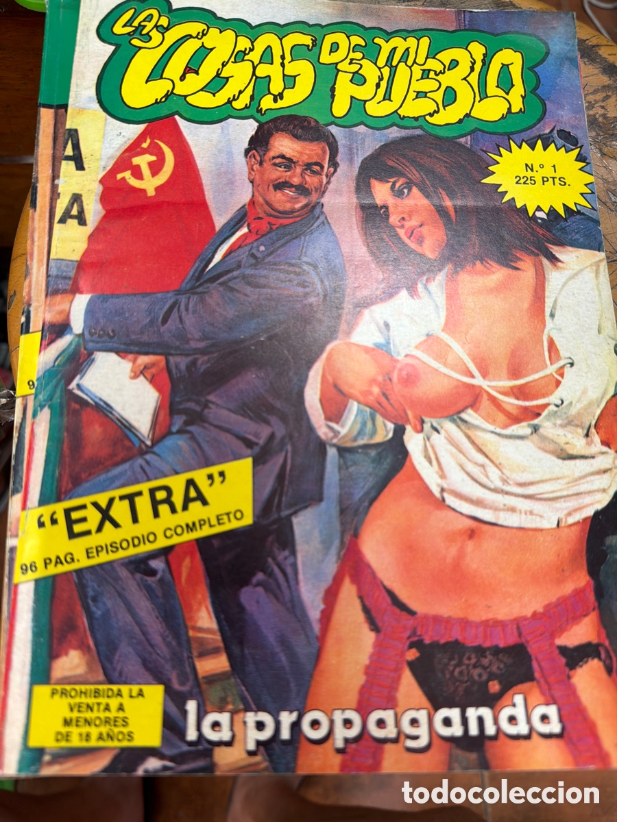 Coleccionismo de revistas y peri&oacute;dicos: Lote de 3 revistas eroticas LAS COSAS DE MI PUEBLO.N 1,2 y 3 .edita GTS A&Ntilde;O 1987