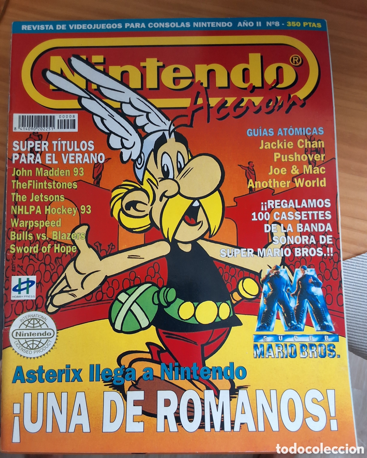 Collectionnisme de Revues et Journaux: Nintendo accion revista consolas n&uacute;mero 8 a&ntilde;o 1993/6