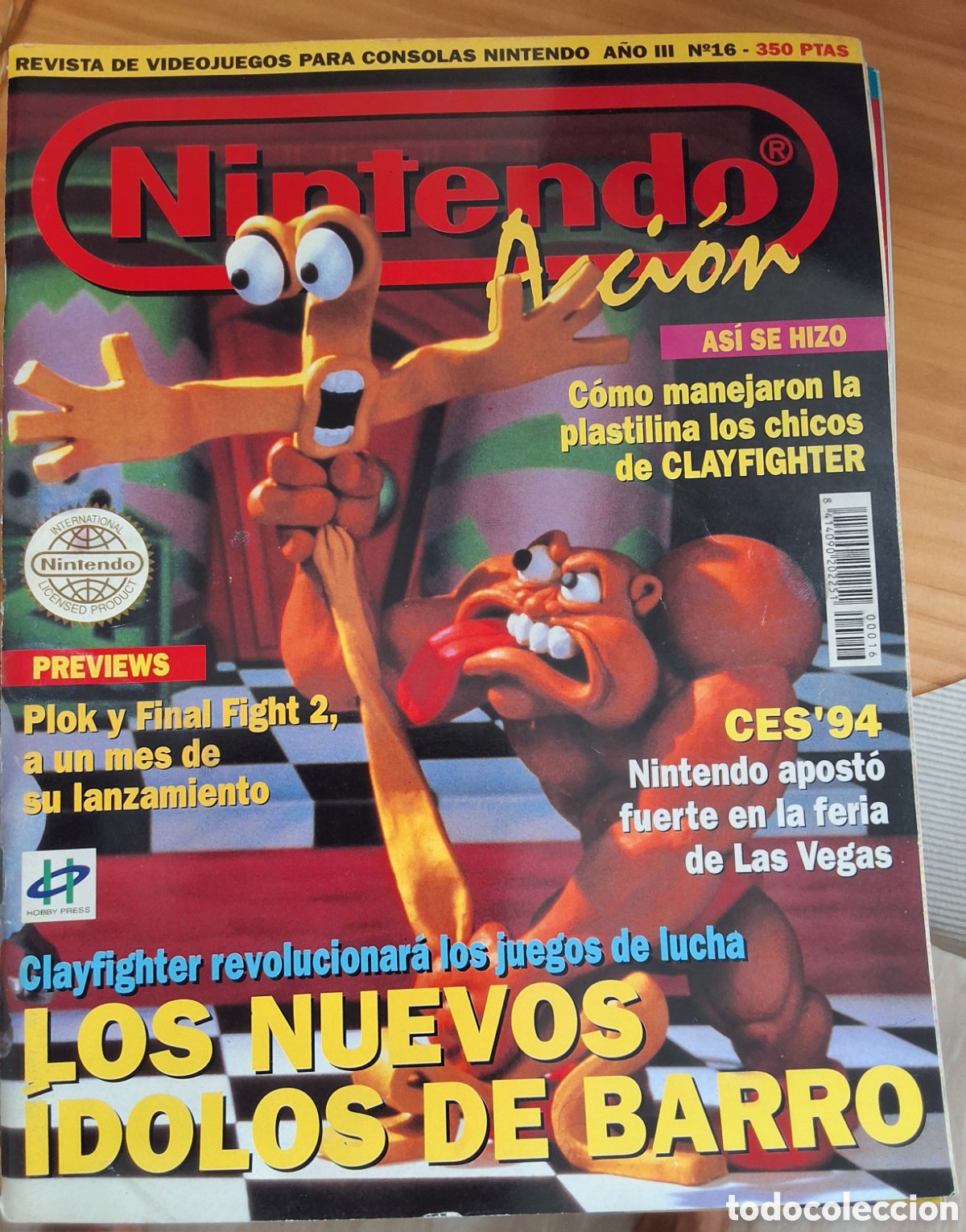 Collectionnisme de Revues et Journaux: Nintendo accion revista consolas n&uacute;mero 16 a&ntilde;o 1994/3