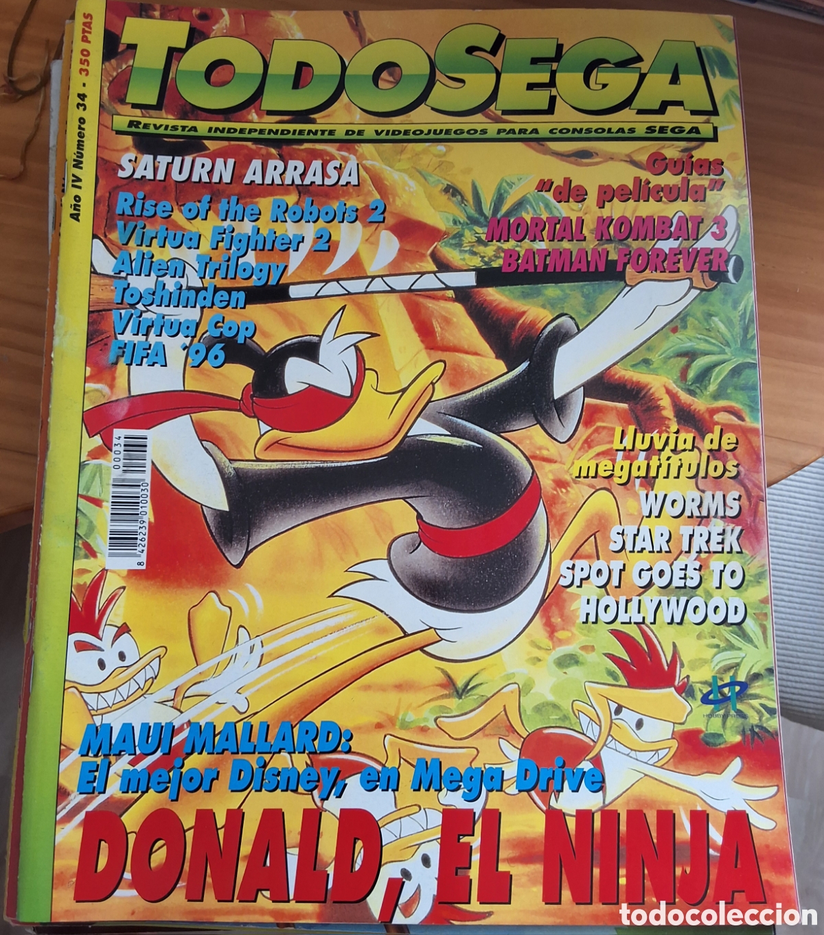 Sammeln von Zeitschriften und Zeitungen: Todo sega revista consolas 34 a&ntilde;o 1996/1