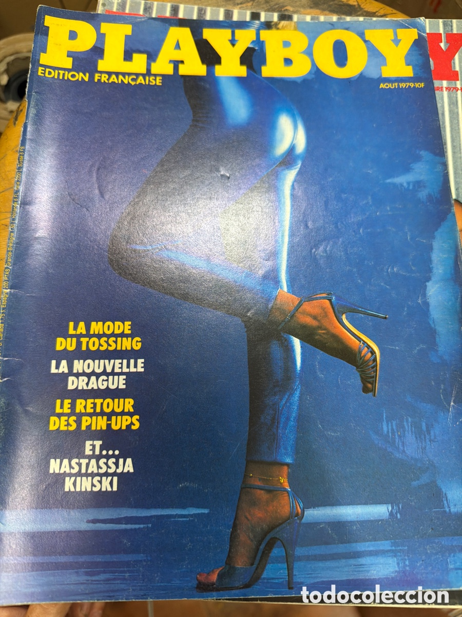 Coleccionismo de revistas y peri&oacute;dicos: Lote de 3 revistas eroticas PLAYBOY .edici&oacute;n en franc&eacute;s. A&ntilde;o 1979 2 y 1975