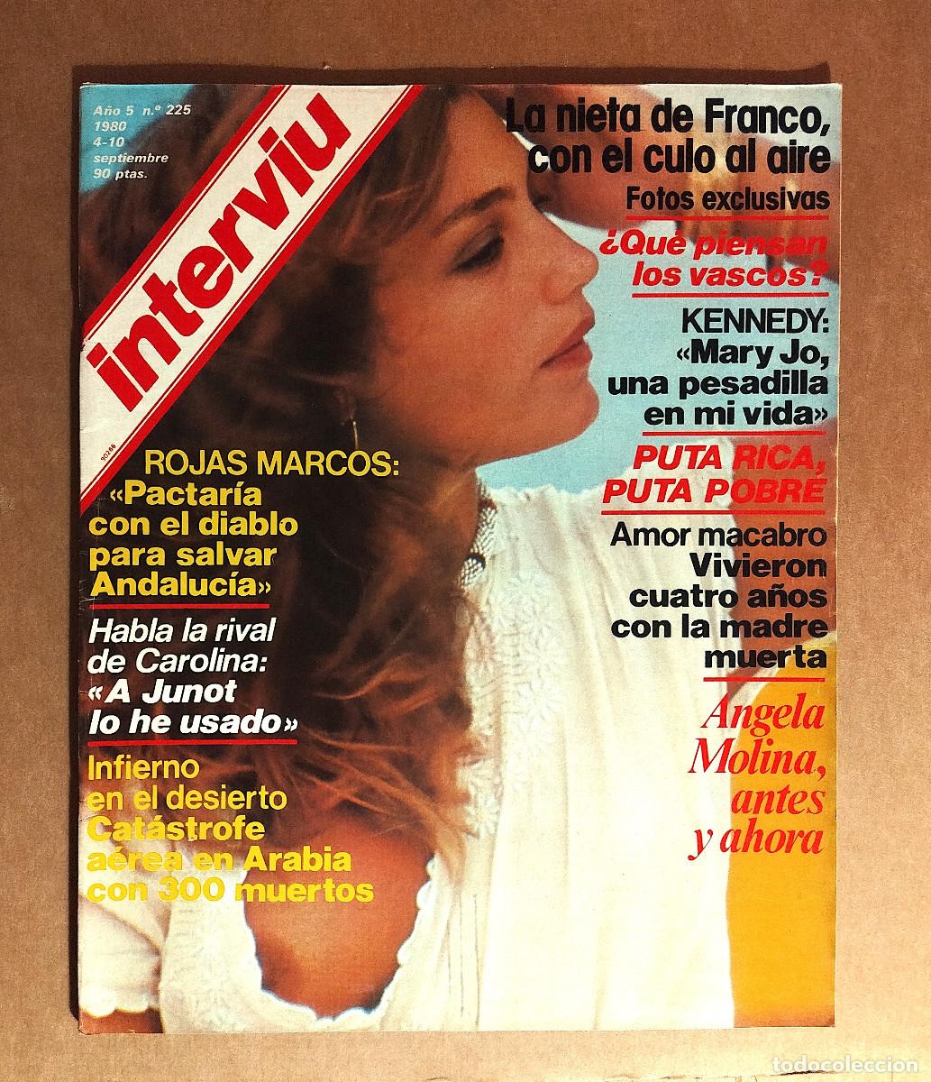 Coleccionismo de revistas y peri&oacute;dicos: INTERVIU 225 - SEPTIEMBRE 1980 - ANGELA MOLINA - ORCHIDEA DE SANTIS - MERRY MARTINEZ-BORDIU