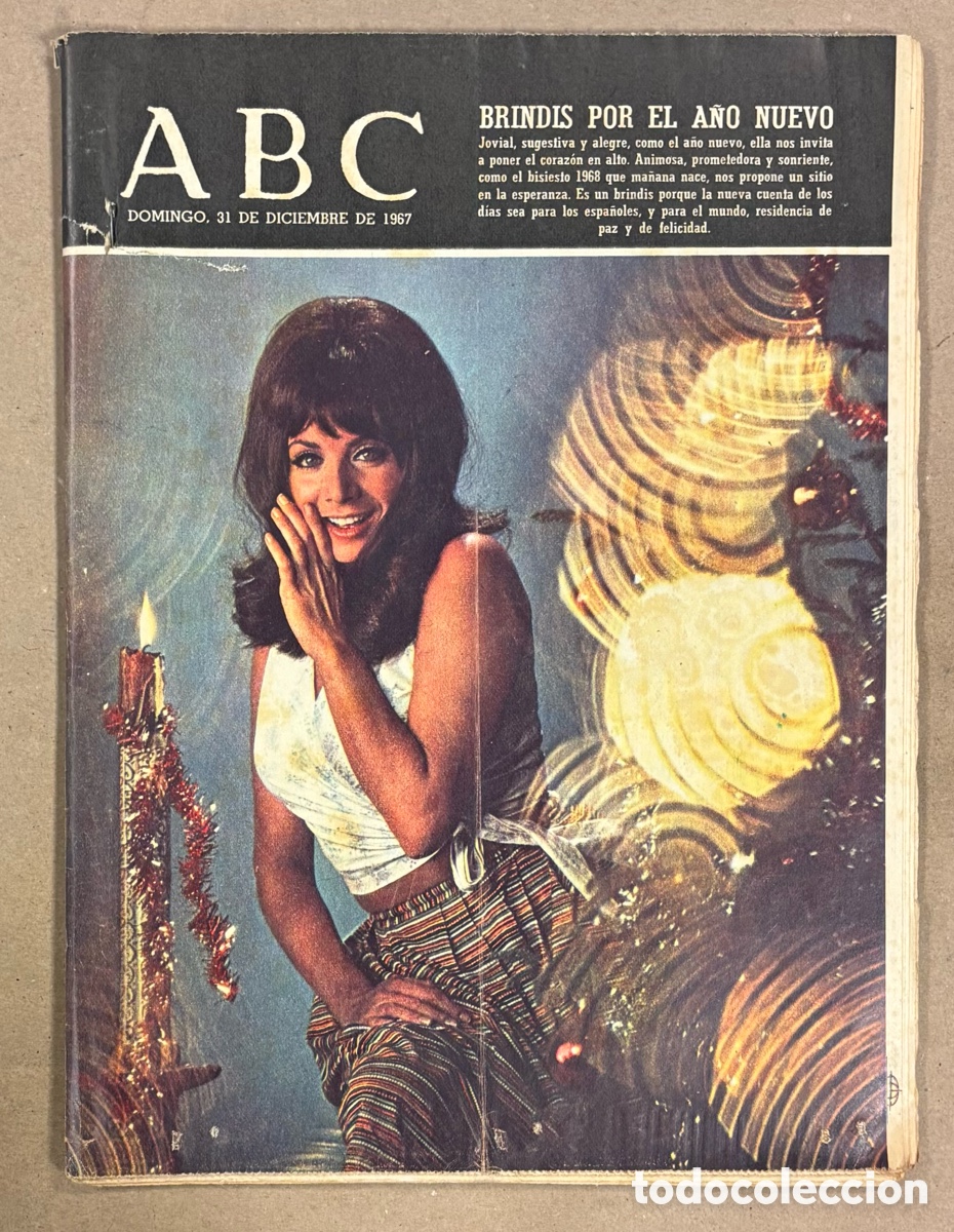Coleccionismo de revistas y peri&oacute;dicos: ABC (31 DICIEMBRE 1967) RESUMEN 1967: CINE, TEATRO, HUMOR, DEPORTES,&hellip; CALATAYUD, LOECHES,..