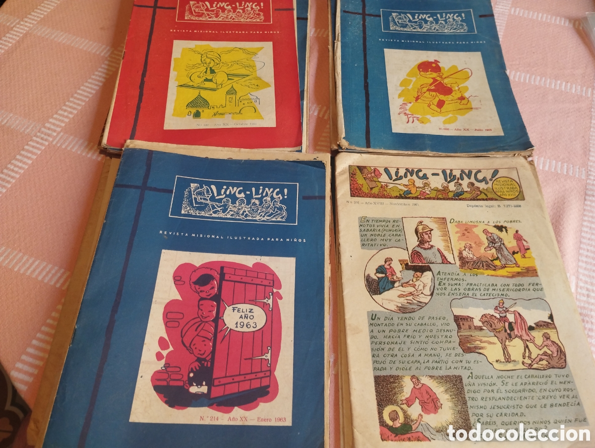 Collectionnisme de Revues et Journaux: Lote de 38 Ling -Ling revista misional ilustrada para ni&ntilde;os a&ntilde;os 1950-1960
