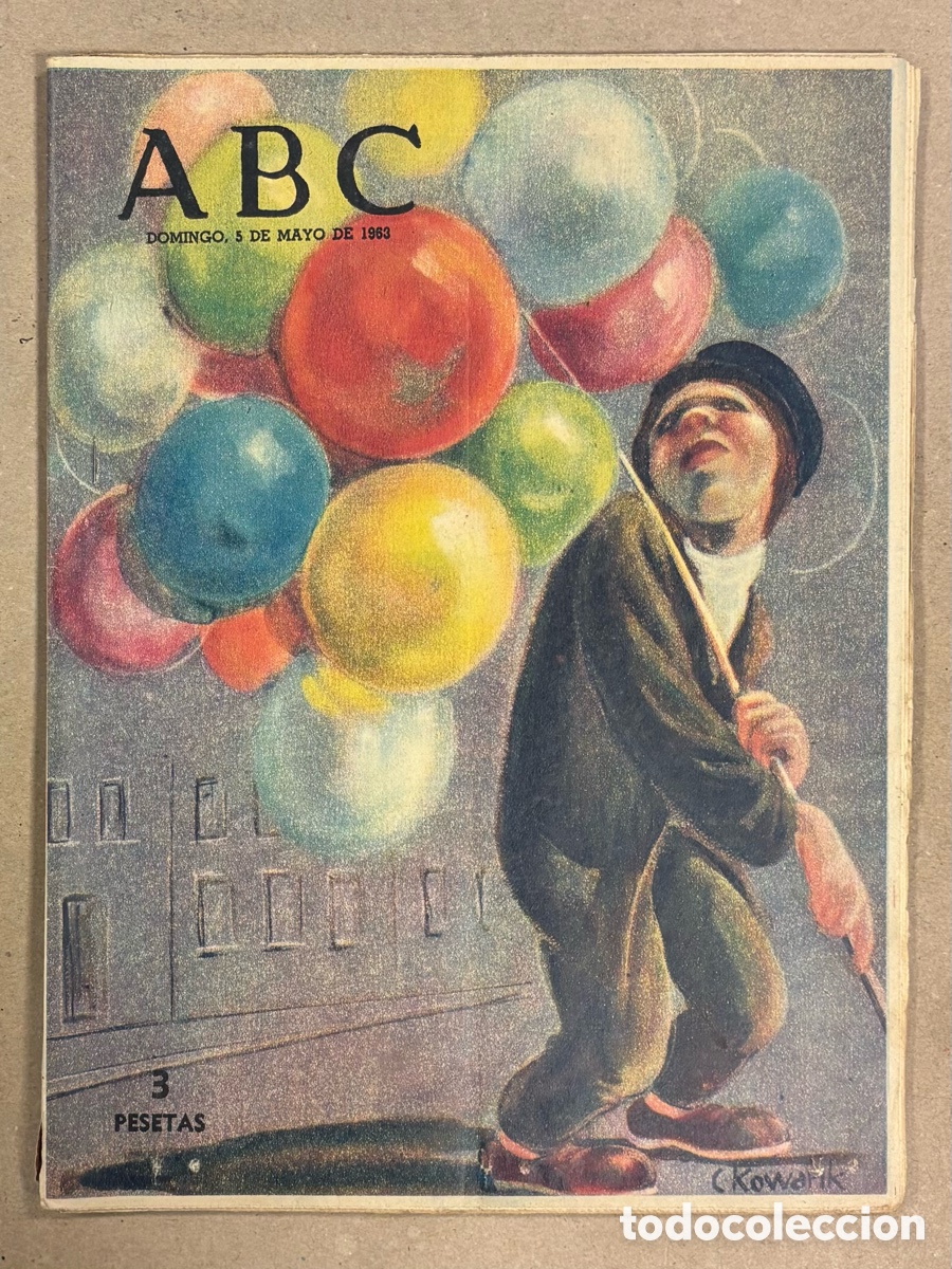Coleccionismo de revistas y peri&oacute;dicos: ABC (5 MAYO 1963) CARMEN SEVILLA, LA MUERTE DE FELIPE II Y EL BARRIO DE ESCRITORES Y ARTISTAS,&hellip;