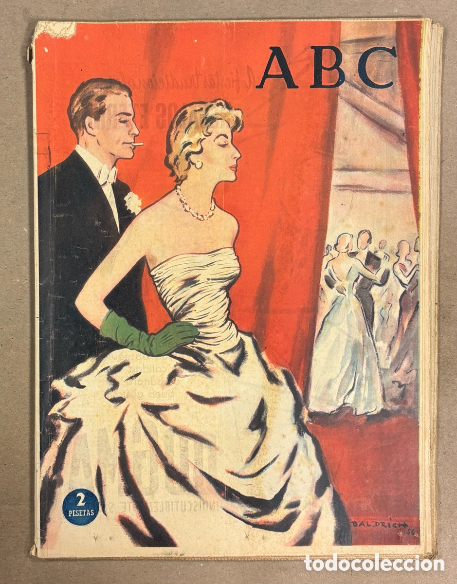 Coleccionismo de revistas y peri&oacute;dicos: ABC (15 DICIEMBRE 1956) TIERRA DE LA REINA LE&Oacute;N, MONTALBAN COMERCIO MADERERO,&hellip;