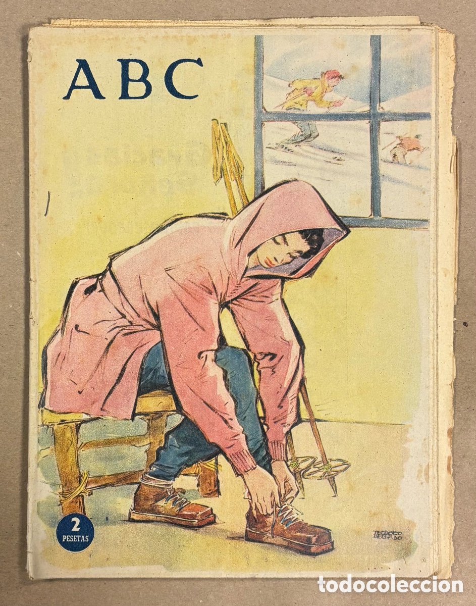 Coleccionismo de revistas y peri&oacute;dicos: ABC (24 NOVIEMBRE 1956) RECONSTRUCCI&Oacute;N DE PANAM&Aacute; LA VIEJA, CARDENAL PLA Y DENIEL, ATHLETIC - HONVED,