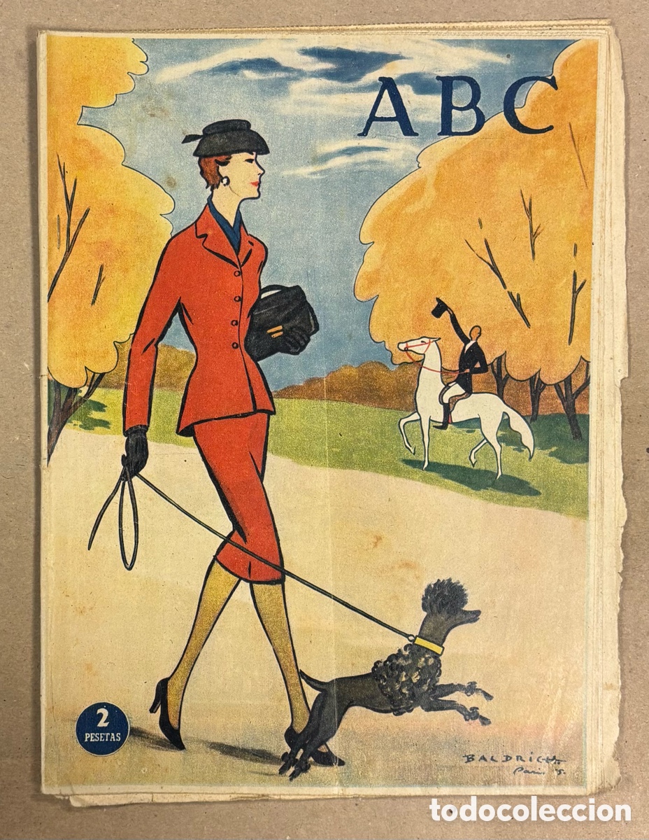 Coleccionismo de revistas y peri&oacute;dicos: ABC (10 NOVIEMBRE 1956) POLLO MART&Iacute;NEZ LUARCA, JUAN RAM&Oacute;N JIM&Eacute;NEZ PREMIO NOBEL, JUAN JIM&Eacute;NEZ Y