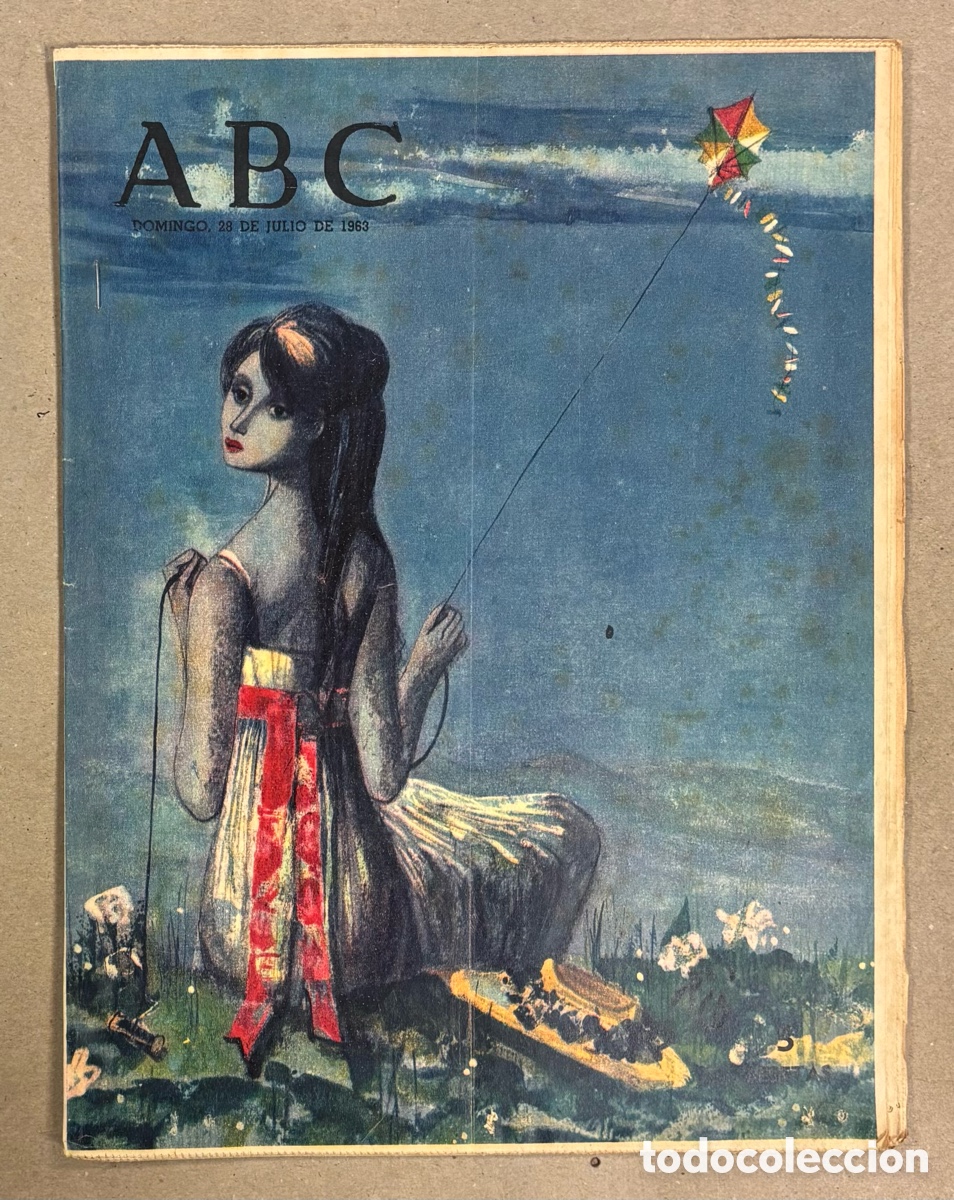 Coleccionismo de revistas y peri&oacute;dicos: ABC (28 JULIO 1963) AMPLIACI&Oacute;N FACTOR&Iacute;A ABONOS SEVILLA, QUETA CLAVER, KAFKA